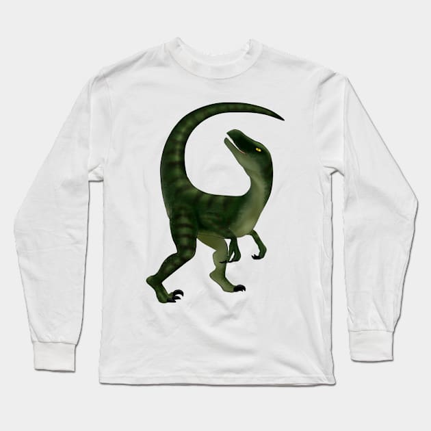 Velociraptor Long Sleeve T-Shirt by ChePanArt